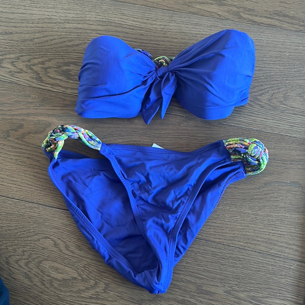 L Space Strapless Bikini Set
